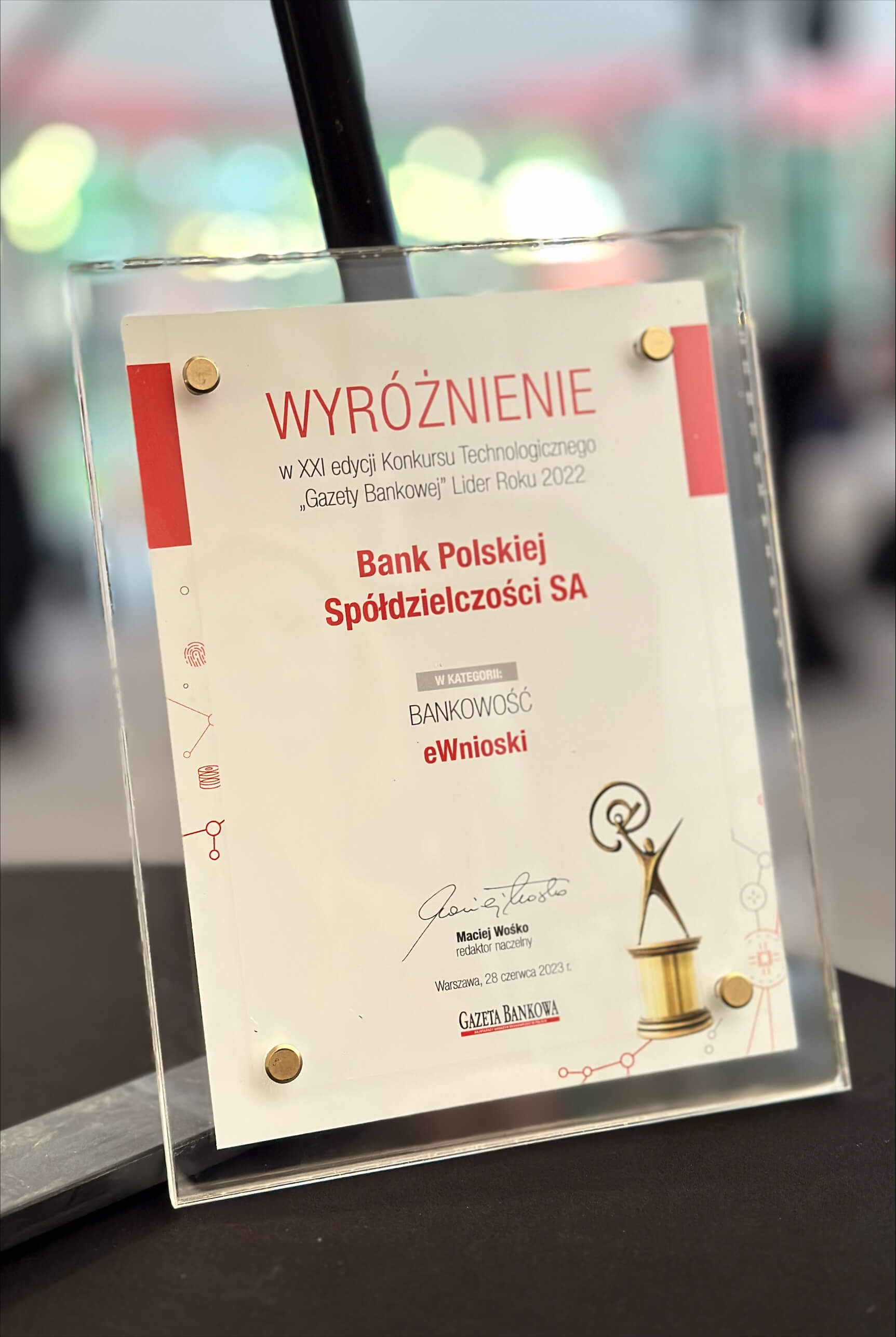 TechnoBiznes wyróżnienie dla eWniosków