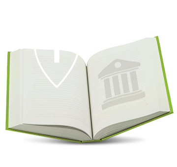 Książka ze znakiem sybmbolizującym informację. 